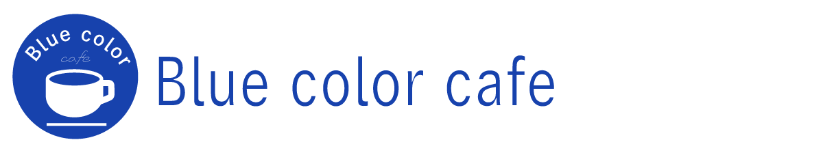 Blue color cafe