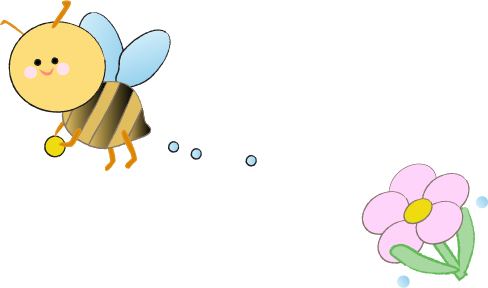蜂と花