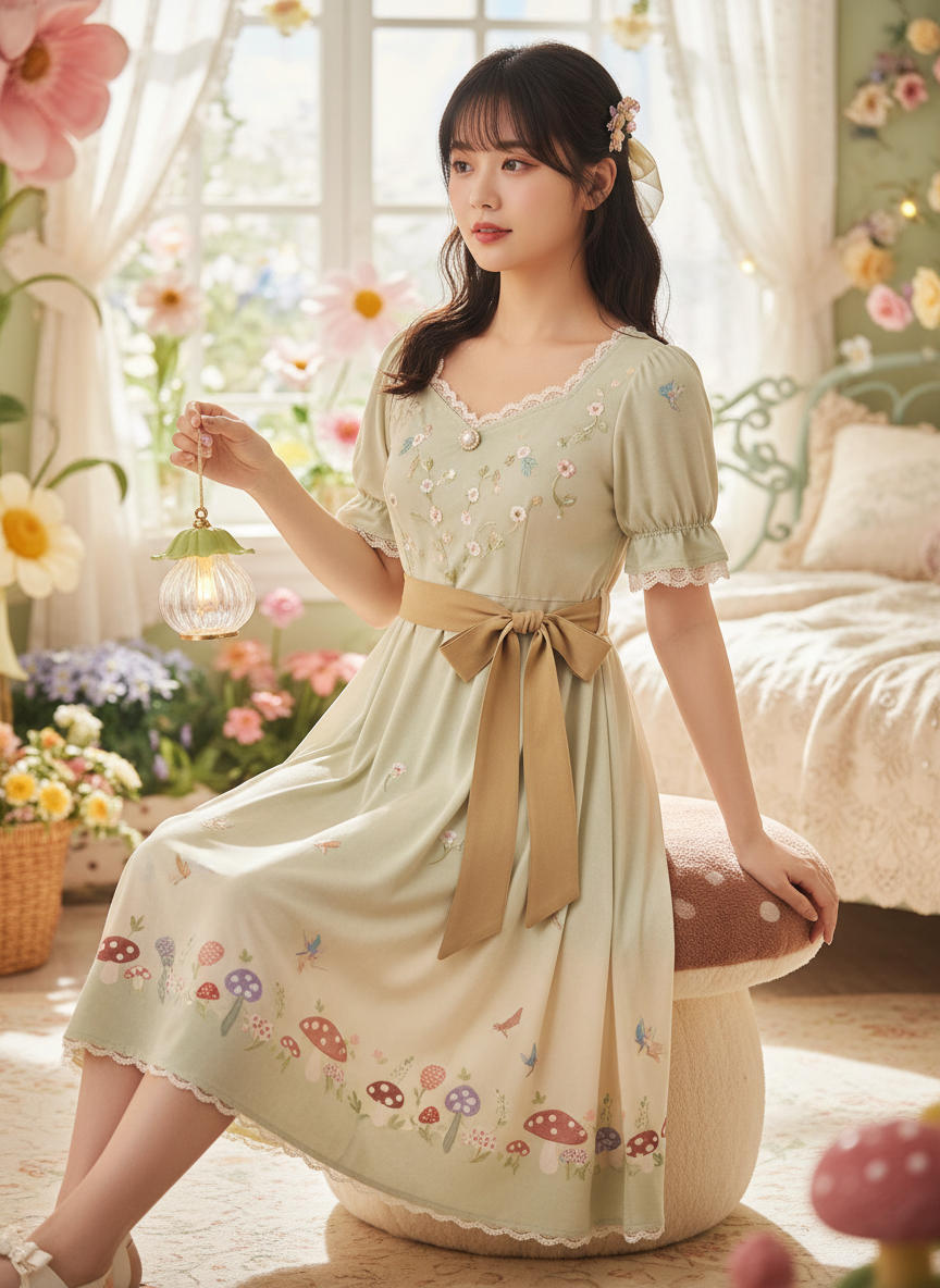 花々が囁くティータイムのおやゆび姫